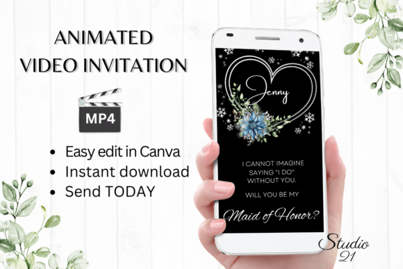 Winter Maid of Honor Proposal: A Modern Script for Digital Invitations