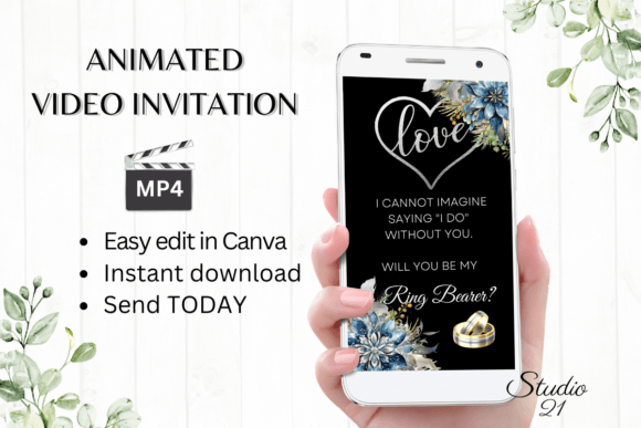 Winter Ring Bearer Proposal W3251RB: A Premium Font for Festive Elegance